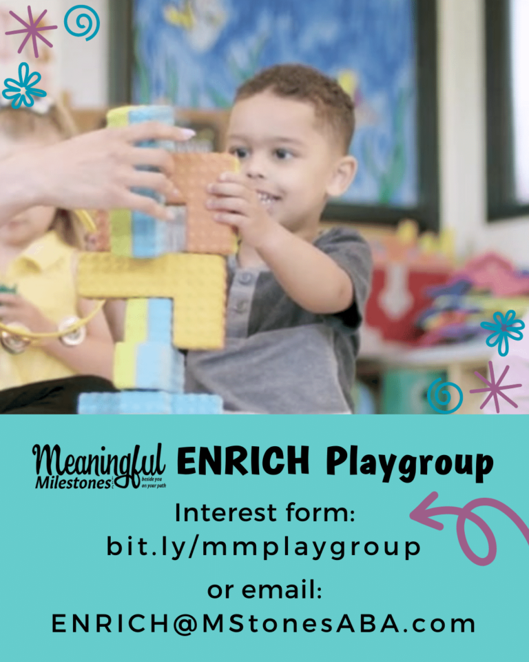 Developmental Playgroup boy playing with blocks
